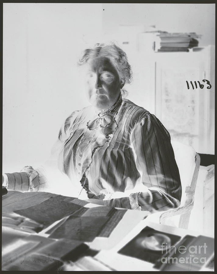 Jane Delano Working At Her Desk Photograph by Bettmann