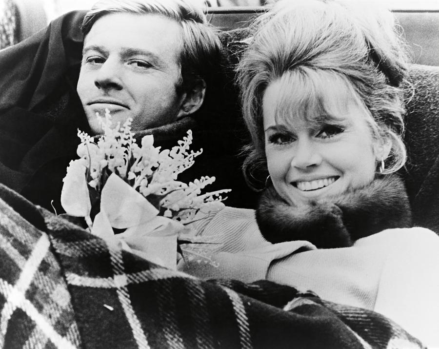 JANE FONDA and ROBERT REDFORD in BAREFOOT IN THE PARK -1967-. Photograph by Album