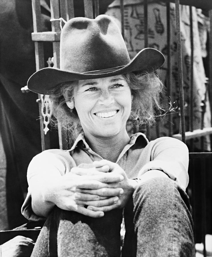 Jane Fonda Photograph - JANE FONDA in COMES A HORSEMAN -1978-. by Album