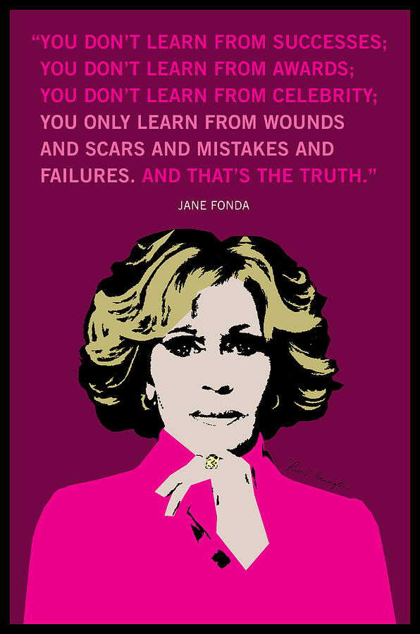 Jane Fonda Digital Art by Lisa Hanington