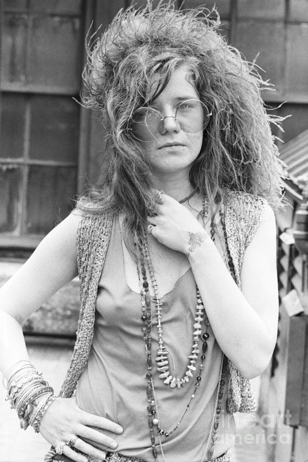 Music Photograph - Janis Joplin At The Chelsea Hotel by The Estate Of David Gahr