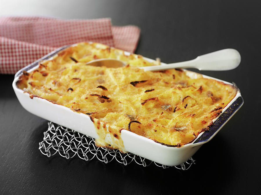 Jansson's Temptation Swedish Potato And Anchovy Casserole Photograph By ...