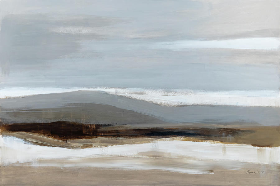 Abstract Painting - January Landscape by Pamela Munger