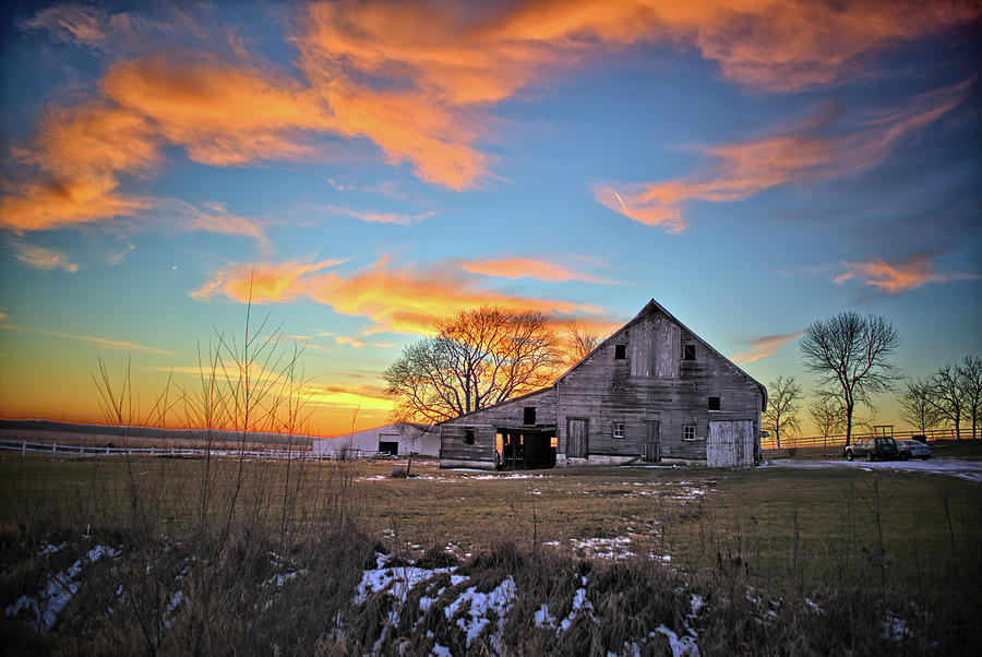 January Sunset Photograph by Bonfire Photography