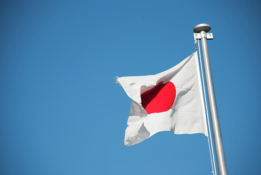 Japan Flag Photograph by Masahiko Futami