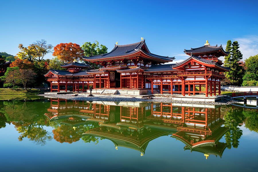 Japan, Kinki, Kansai, Kyoto, Honshu Island, Byodo-in Temple In Uji ...