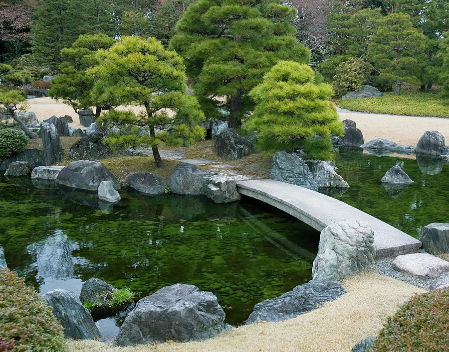 Japan, Kyoto, Nijo Castle Garden Photograph by Grant V. Faint