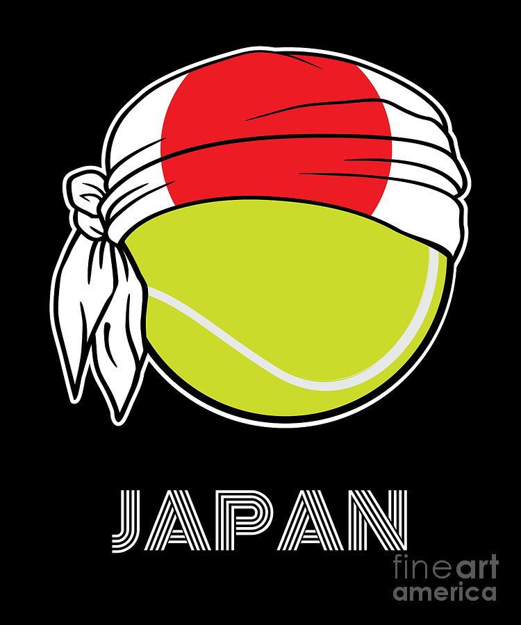 Japan Mens Tennis Top for Japanese Players Fans or Coach Digital Art by ...