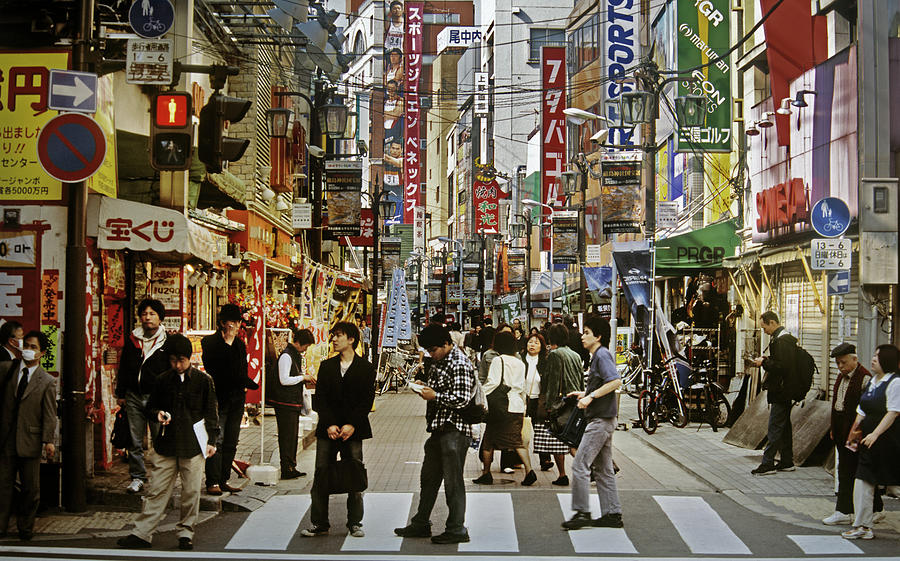 Japan, Tokyo, Asakusa District, People Photograph by Ed Freeman