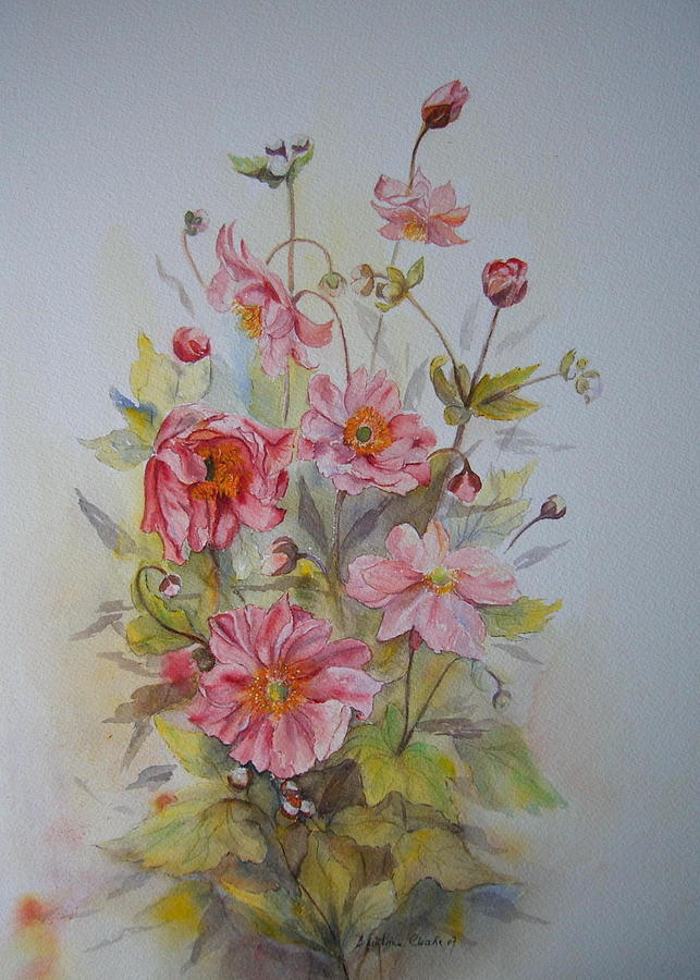 Japanese Anemones by Beatrice Cloake Japanese Anemones by Beatrice Cloake