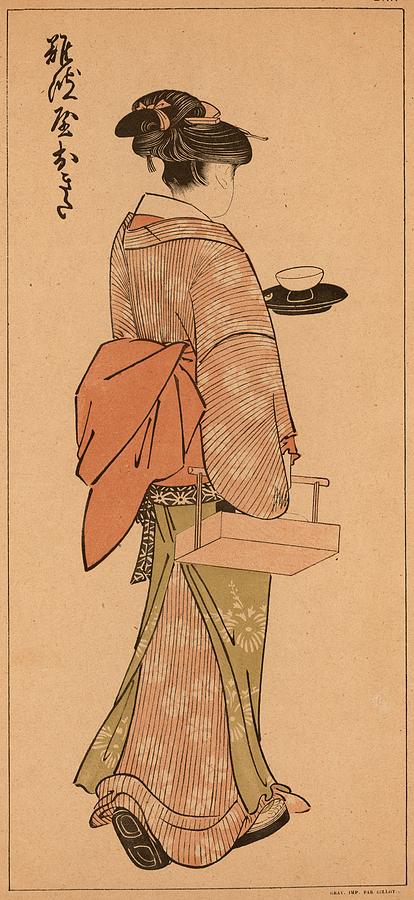 Japanese Hostess Digital Art by Hulton Archive
