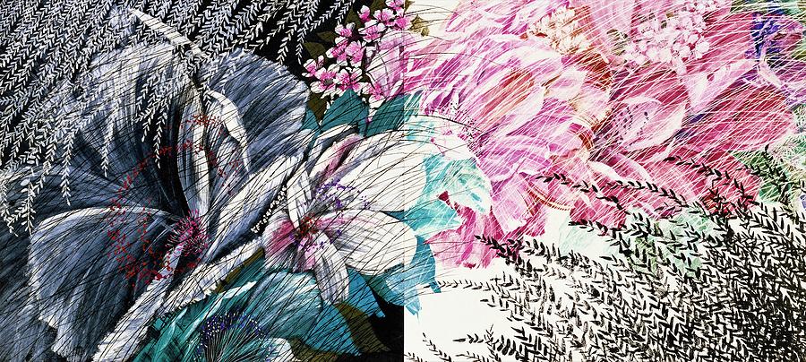 Lily Painting - Japanese modern interior art #70 by ArtMarketJapan