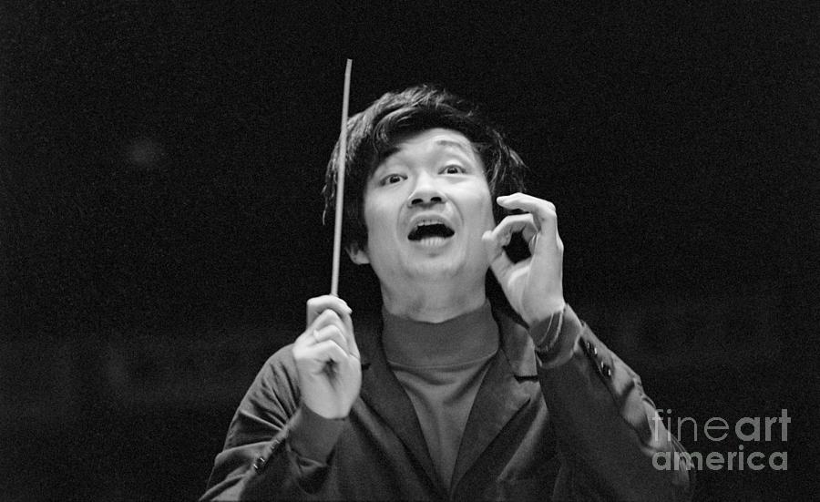 Japanese Symphony Conductor Seiji Ozawa Photograph by Bettmann