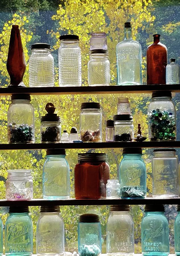 Jar Collection Photograph by Karen Stansberry