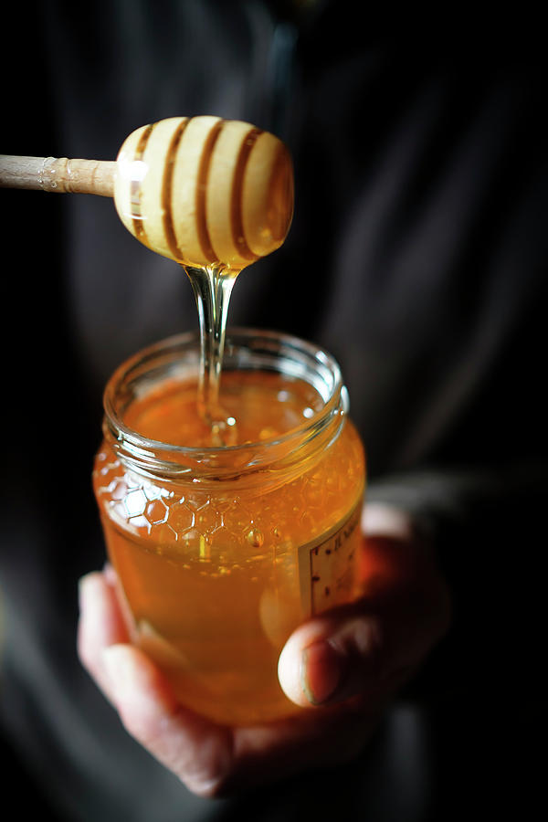 Jar Of Honey Digital Art by Franco Cogoli