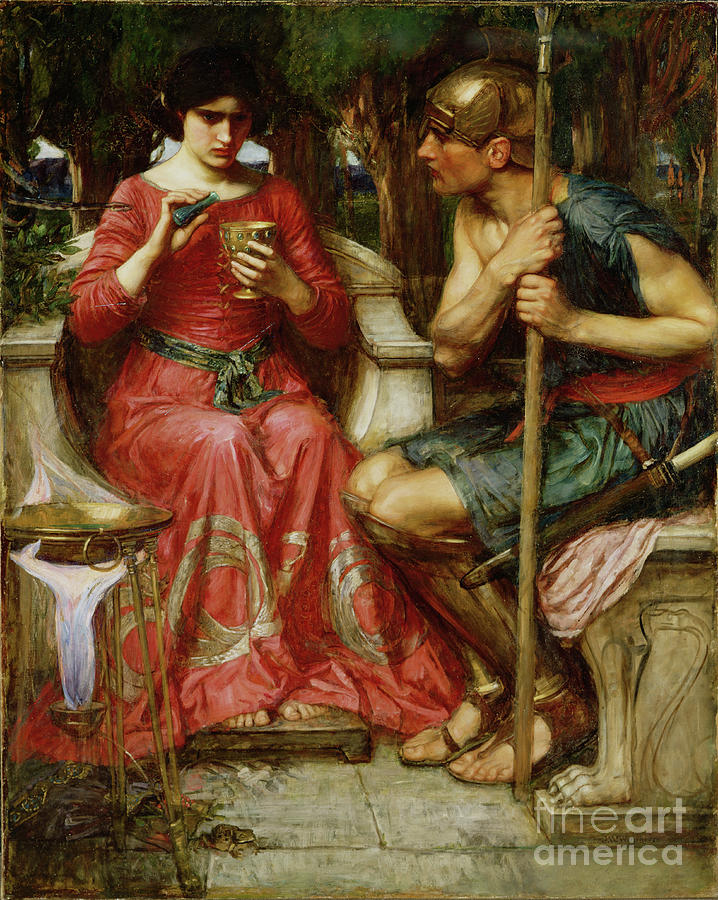 Greek Painting - Jason And Medea, 1907 by John William Waterhouse