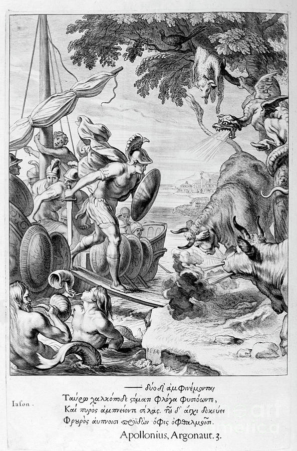 Jason And The Argonauts, 1655. Artist Drawing by Print Collector