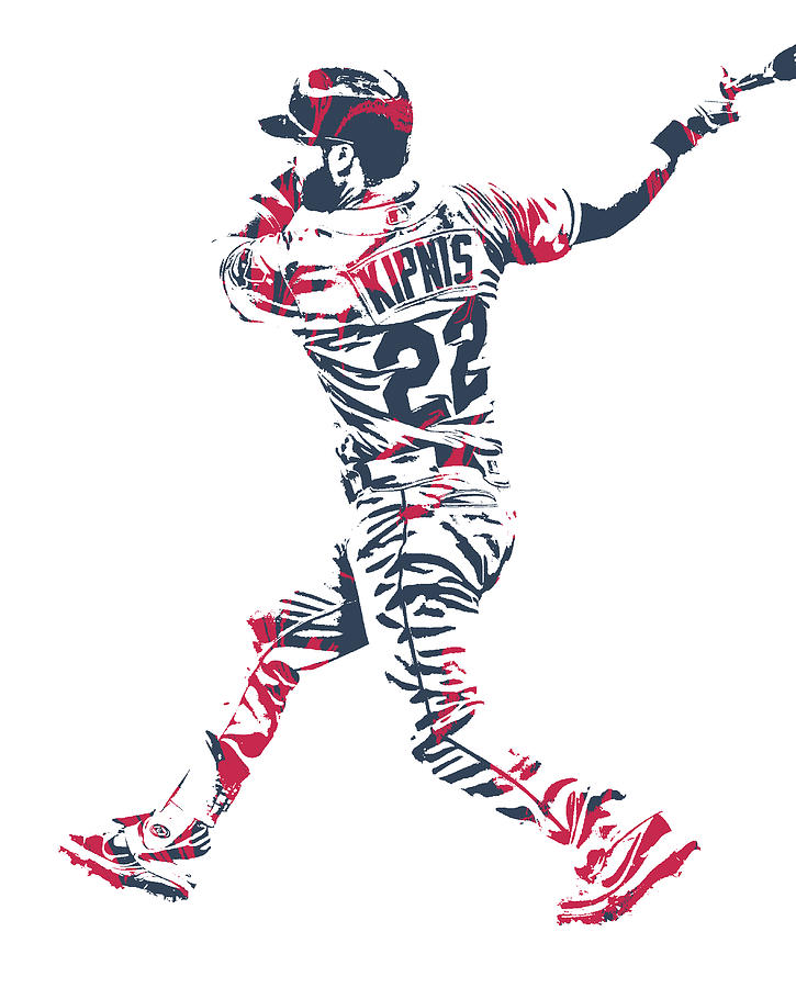 Jason Kipnis Mixed Media - Jason Kipnis CLEVELAND INDIANS PIXEL ART 11 by Joe Hamilton Jason Kipnis Mixed Media - Jason Kipnis CLEVELAND INDIANS PIXEL ART 11 by Joe Hamilton