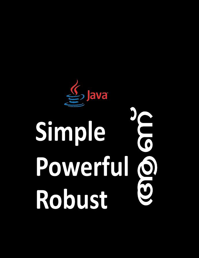 Java Simple Powerful Robust Digital Art by Akkare Akkare Fine Art