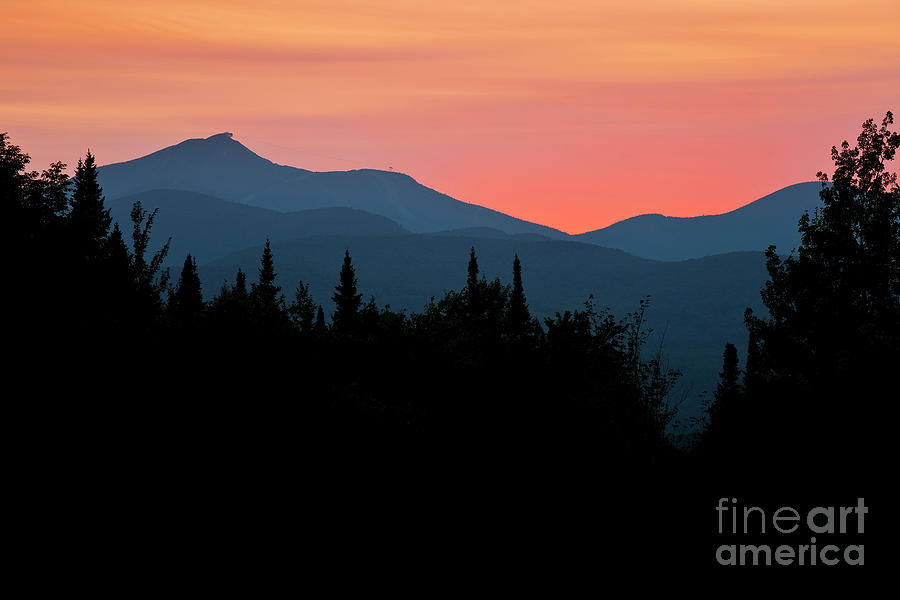 Jay Peak Midsummer Sunset Photograph by Alan L Graham