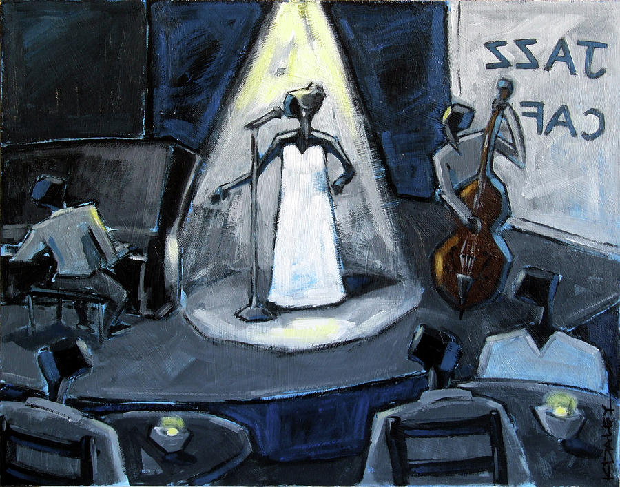 Ella Fitzgerald Painting - Jazz Nite by Ken Daley