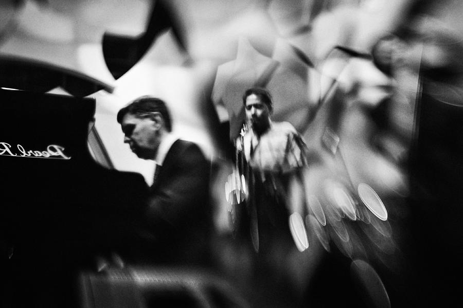 Black And White Photograph - Jazzy Tunes by Hardibudi