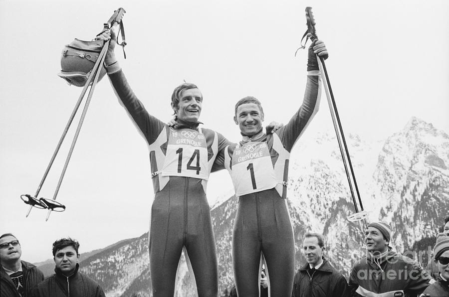 Jean-claude Killy And Guy Perillat Photograph by Bettmann