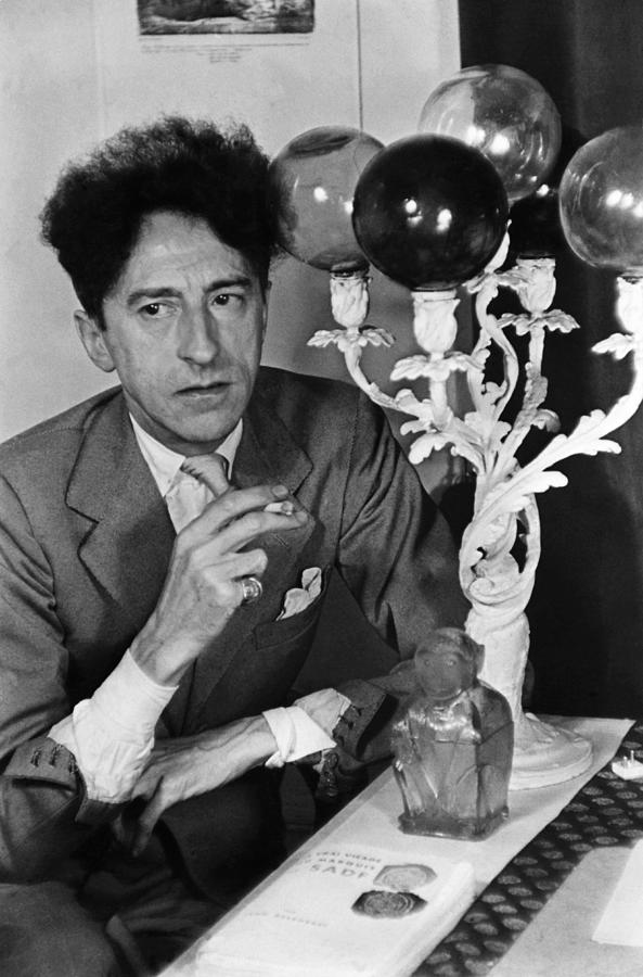 Jean Cocteau Photograph by Gisele Freund