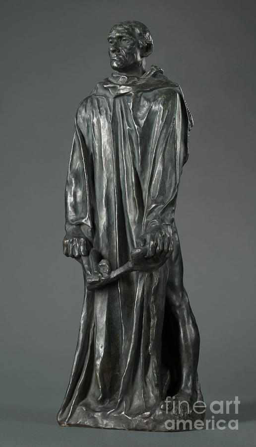 Auguste Rodin Photograph - Jean Daire, 1884 Bronze By Rodin by Auguste Rodin