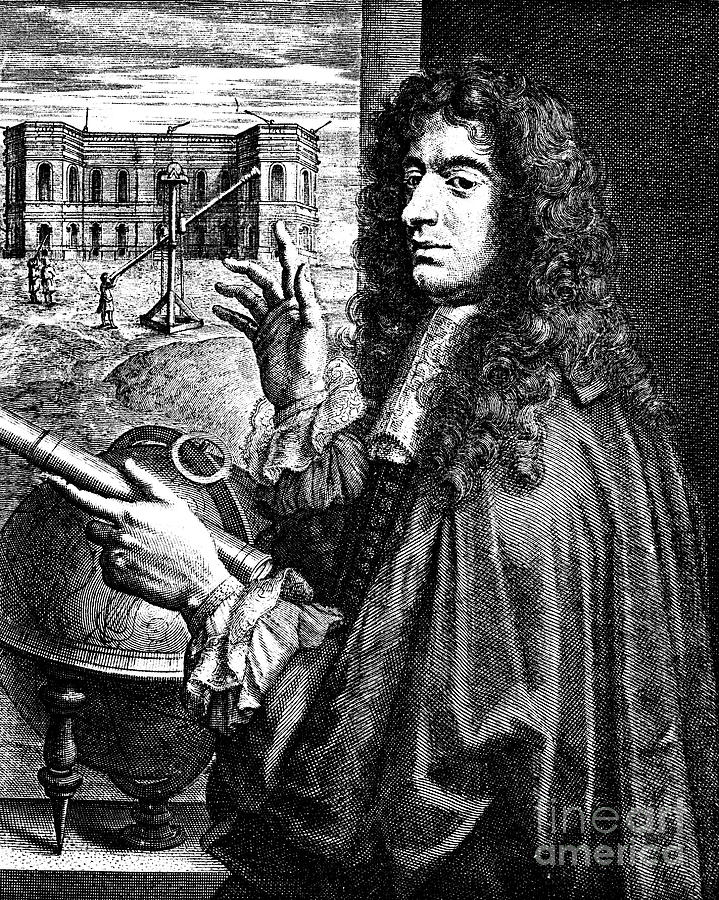 Jean Dominique Cassini 1625-1712 Drawing by Print Collector