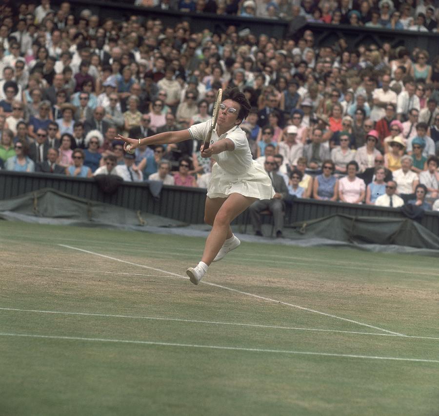 Jean King In Action Photograph by Keystone