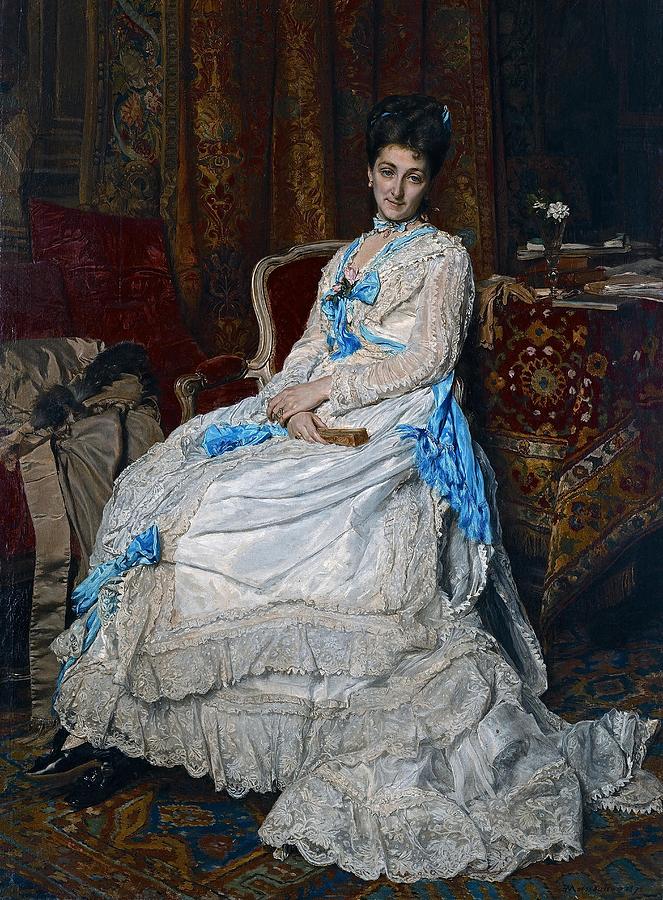 Jean Louis Ernest Meissonier / 'Portrait of Marquesa de Manzanedo ...