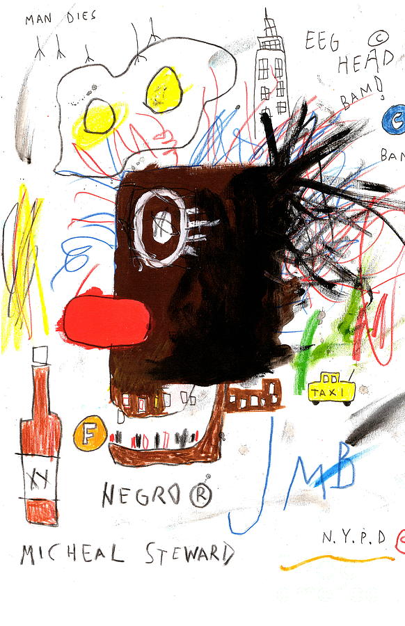 Jean Micheal Basquiat HEAD Painting by New York Artist - Fine Art America