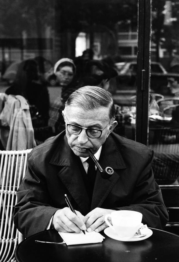 Jean Paul Sartre Photograph by Rapho Agence