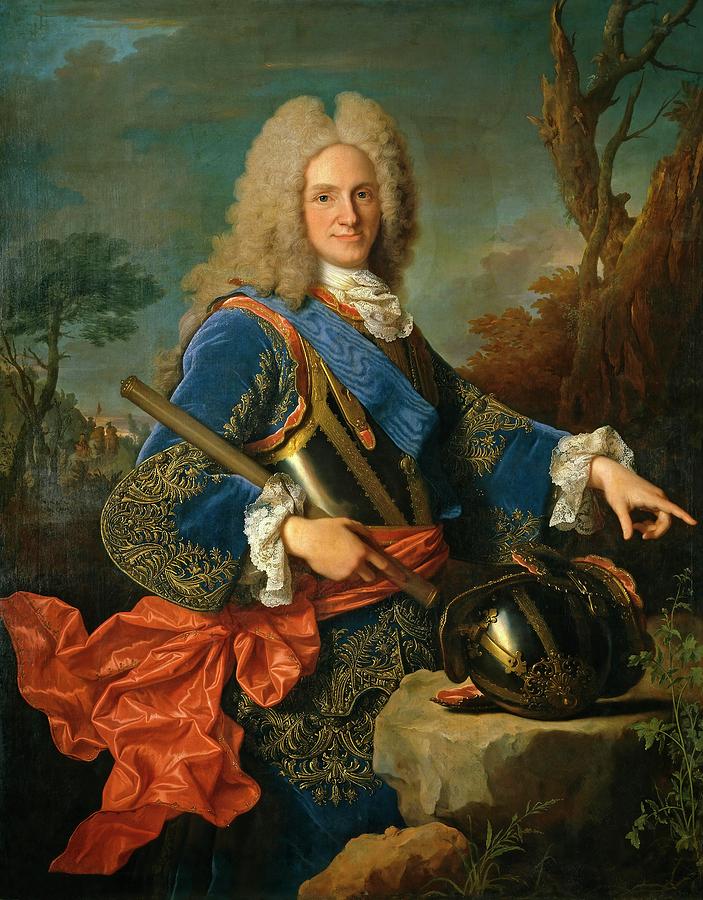 Jean Ranc / Philip V of Spain, 1723, French School, Oil on canvas, 144 cm x 115 cm, P02329. Painting by Jean Ranc -1674-1735-