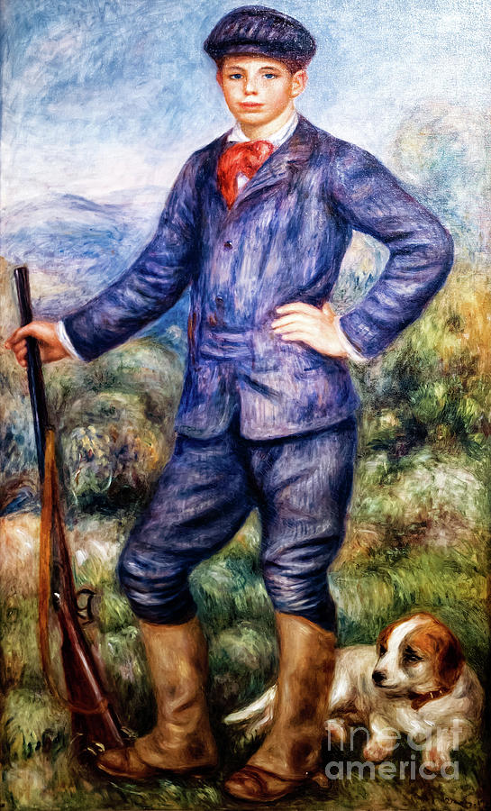 Jean the Hunter by Renoir Painting by Auguste Renoir