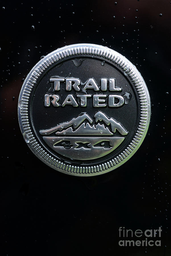 Jeep Trail Rated Badge of Honor  Photograph by Paul Ward