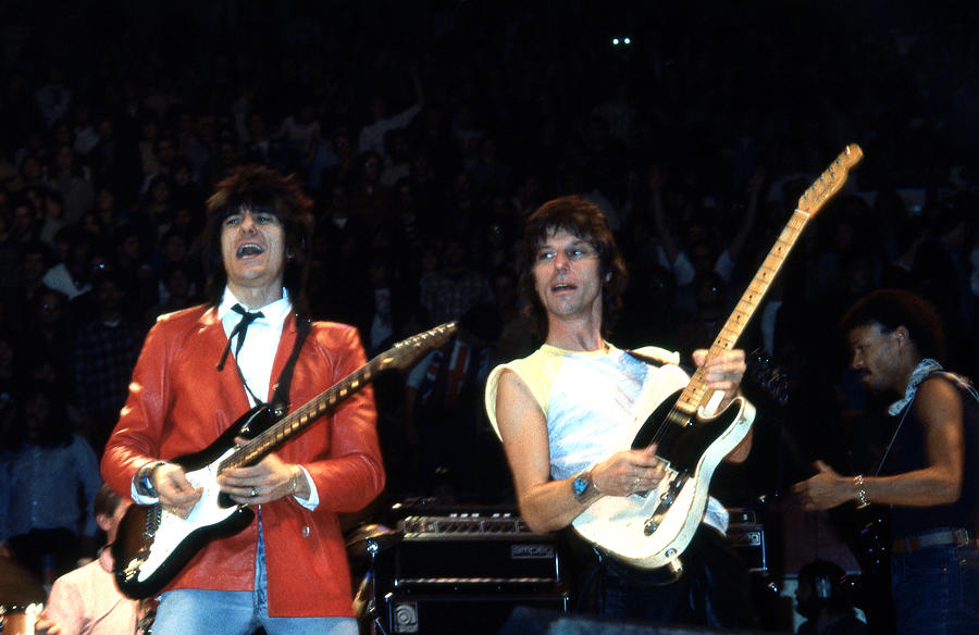Jeff Beck Photograph - Jeff Beck And Ronnie Wood by Mediapunch
