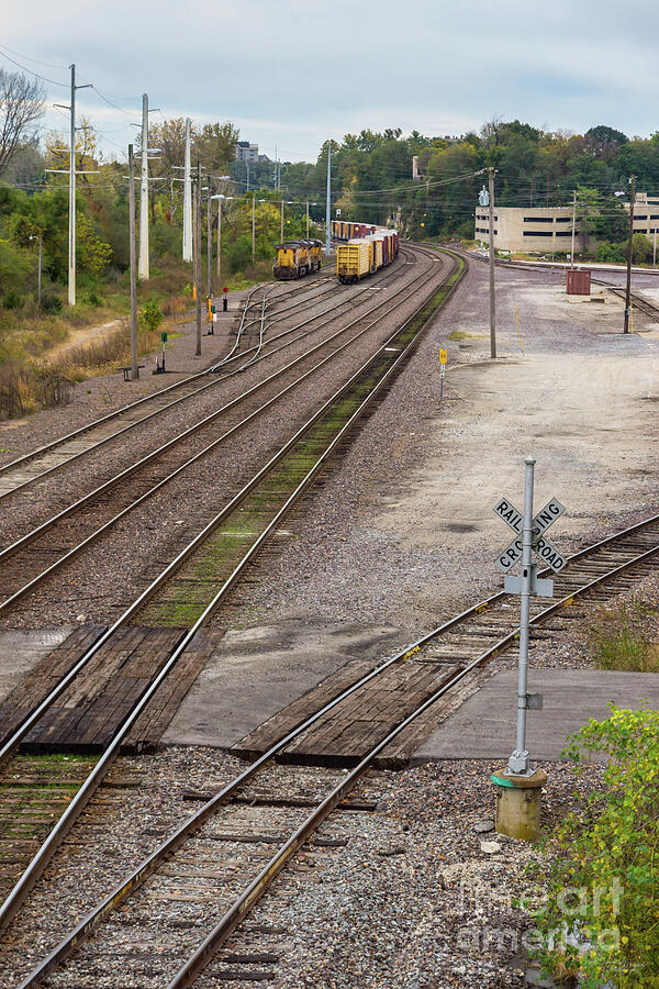 Jeff City Railroad Tracks Photograph by Jennifer White