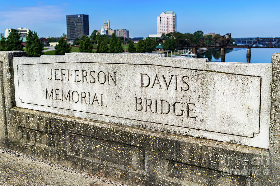 Jefferson Davis Memorial Bridge - Augusta GA Photograph by Sanjeev Singhal