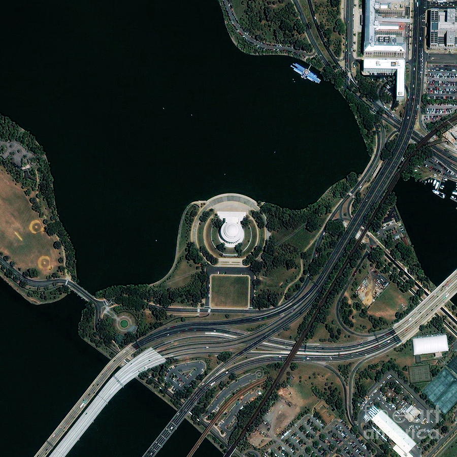 Jefferson Memorial Photograph by Geoeye/science Photo Library