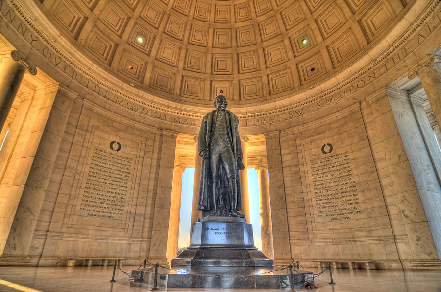 Jefferson Memorial Hdr Photograph by Matthew T. Carroll