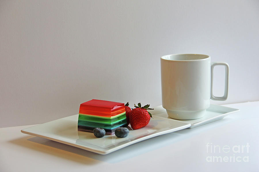 Jello and Cup   6652 Photograph by Jack Schultz