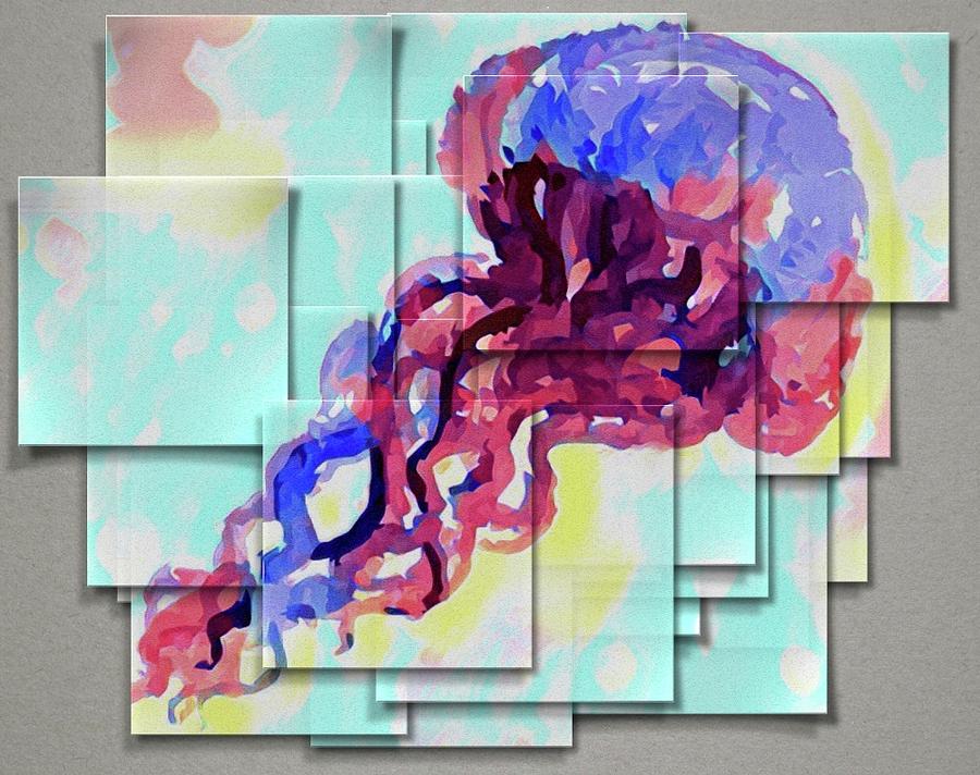 Jelly Fish Digital Art by Lawrence Allen
