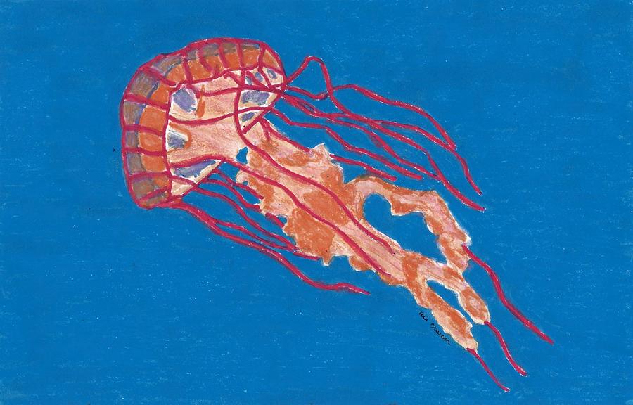 Jellyfish Mixed Media by Ali Baucom