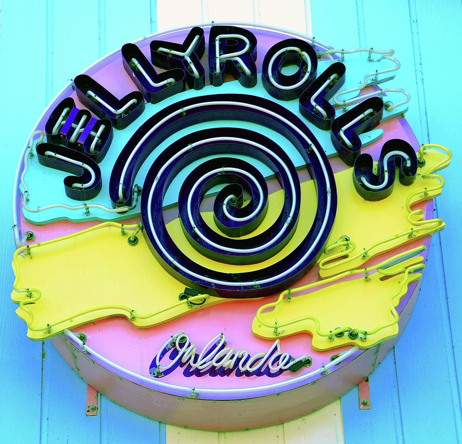 Jellyrolls Orlando neon sign Photograph by David Lee Thompson
