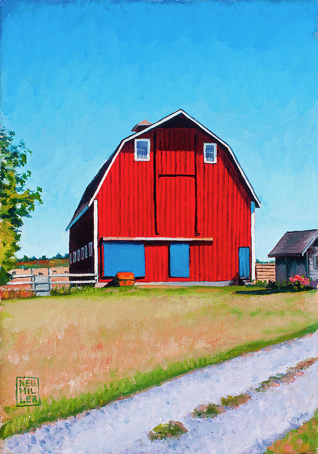 Jenne Farm Painting by Stacey Neumiller