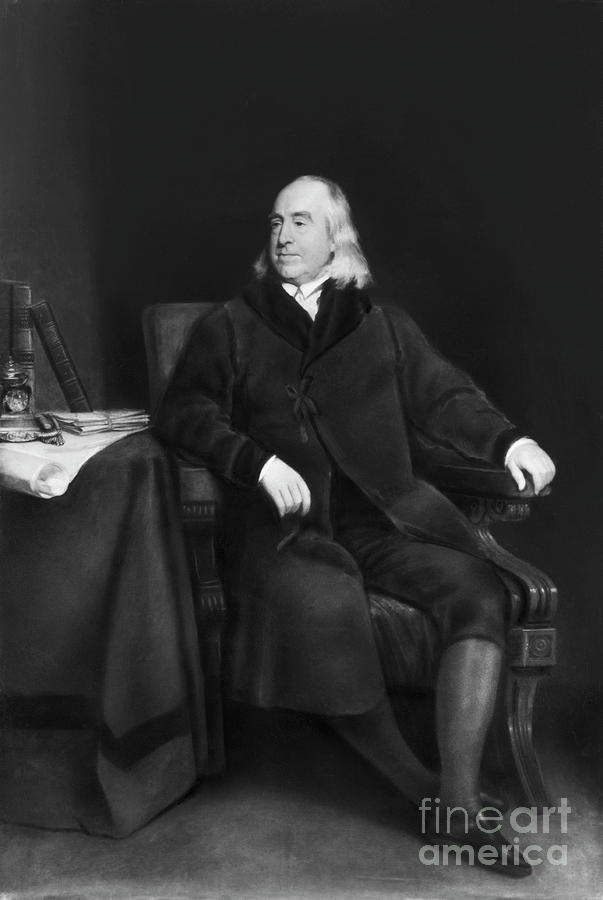 Jeremy Bentham Photograph by Bettmann