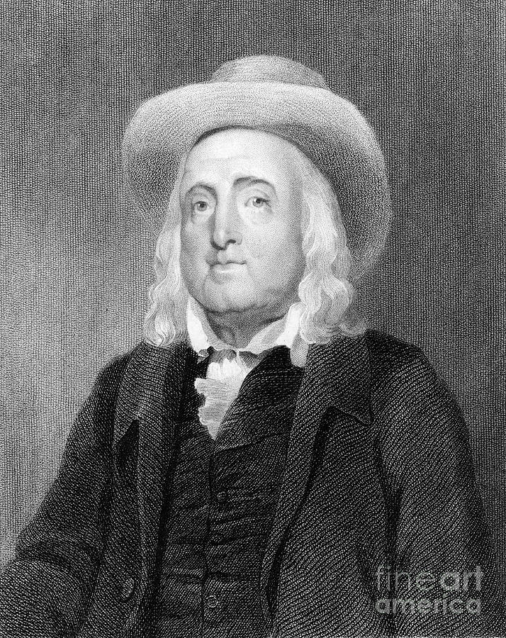 Jeremy Bentham, English Social Reformer Drawing by Print Collector