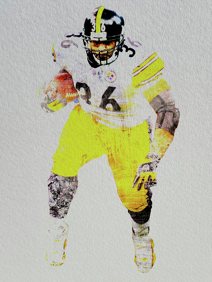 The Pittsburgh Steelers Jerome Bettis  Mixed Media by Brian Reaves